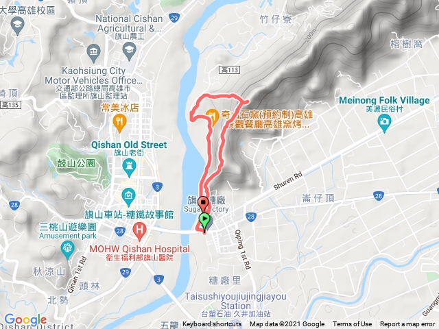 20211223 高雄旗山旗尾山