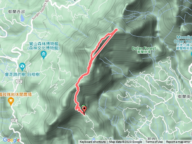 宇的都蘭山登山路線