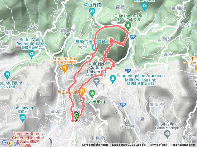 天母古道、紗帽山+橫嶺古道+半嶺古道O型