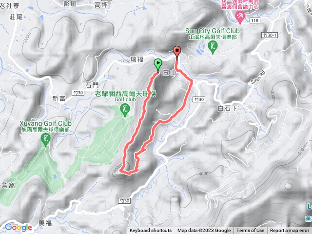 關西赤柯山/赤柯山南峰/東獅頭山O型