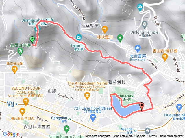 內湖雙心縱走後半段