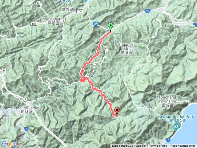 淡蘭古道中路/中坑古道/枋山古道/闊瀨古道/灣潭古道