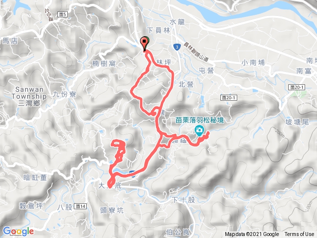 老銃櫃步道、楓之谷步道、落羽松秘境 _13.474K
