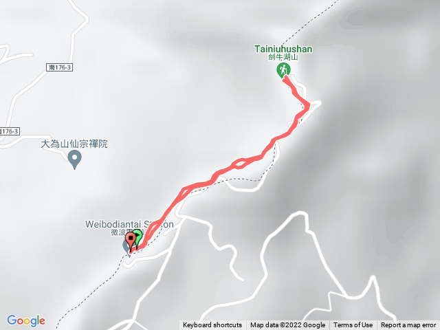 刣牛湖山(電塔到三角點）