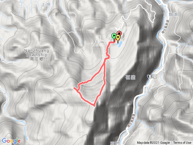 向天湖山，光天高山 O 形