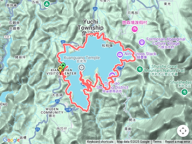 日月潭環湖步道ㄧ圈