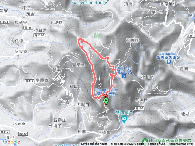 阿拔泉山，觀音石山，紅南坑獨立山步道O型