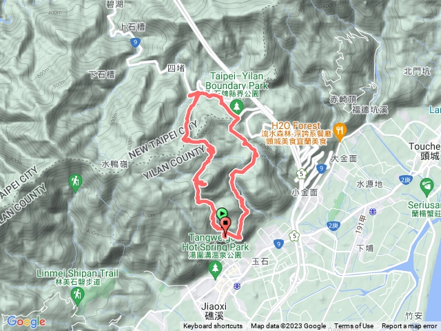 跑馬古道-清修宮-鵲子山-後湖子山-四堵潭