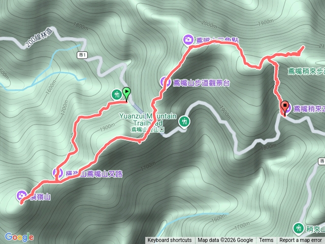 橫嶺山/鳶嘴山/捎來神木