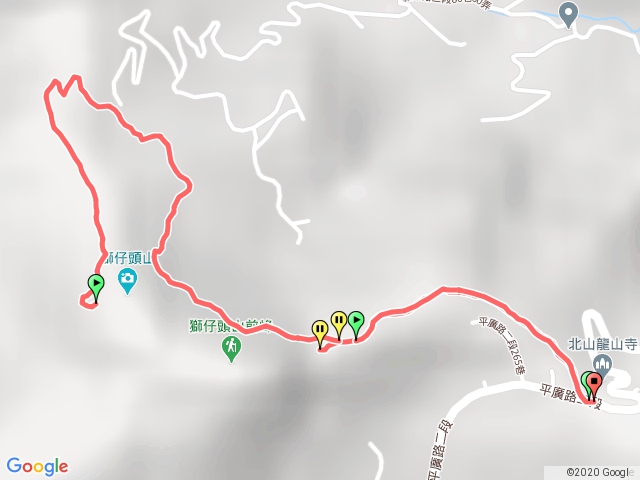 新店獅頭山858三角點