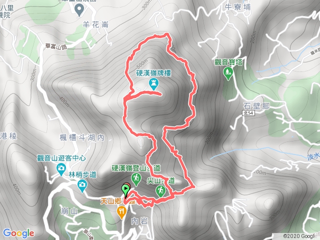 2020-03-15五股觀音山硬漢嶺+北橫古道全段（逆O型）