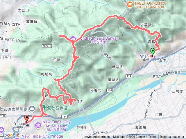 進階版山鶯縱走12連峰預覽圖