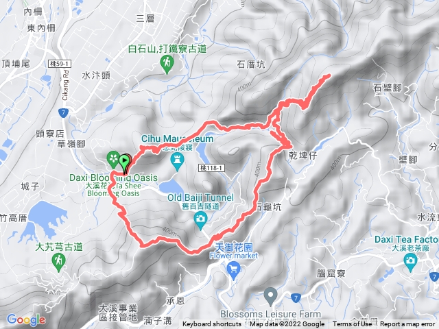 打鐵寮、頭寮、石龜坑、白石四山