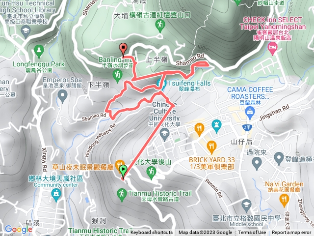 天母古道-翠峰瀑布-松溪瀑布