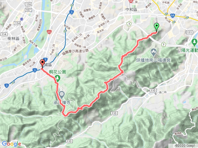 圓通寺國旗嶺 縱走 土城永寧捷運站