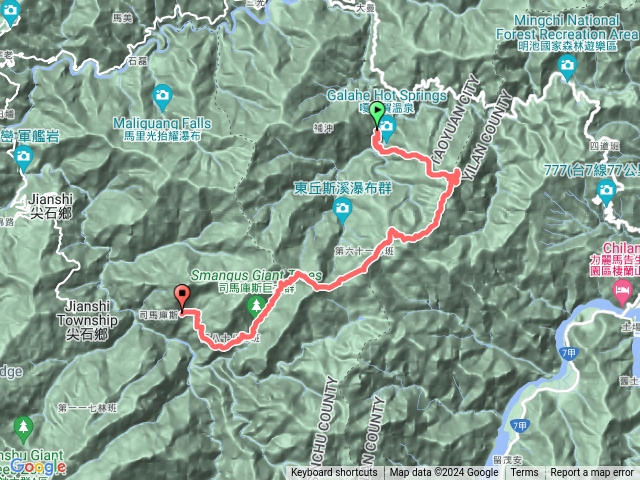 2024.07.20~21 稜山、唐穗、東西丘斯出司馬庫斯預覽圖