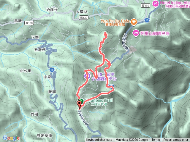 二延平步道、茶林山步道連走隙頂山