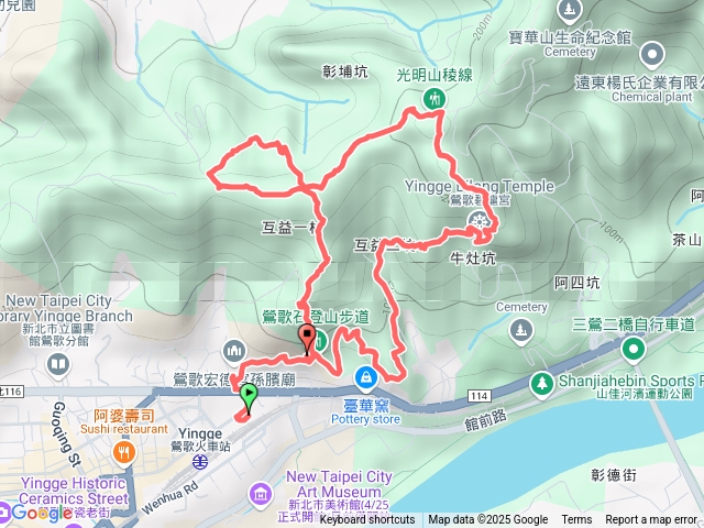 鶯歌登山步道4連峰