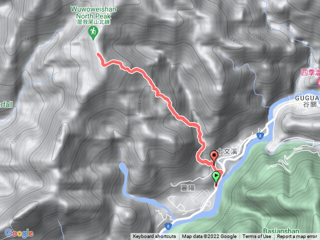 南登山口麗陽上屋我尾山