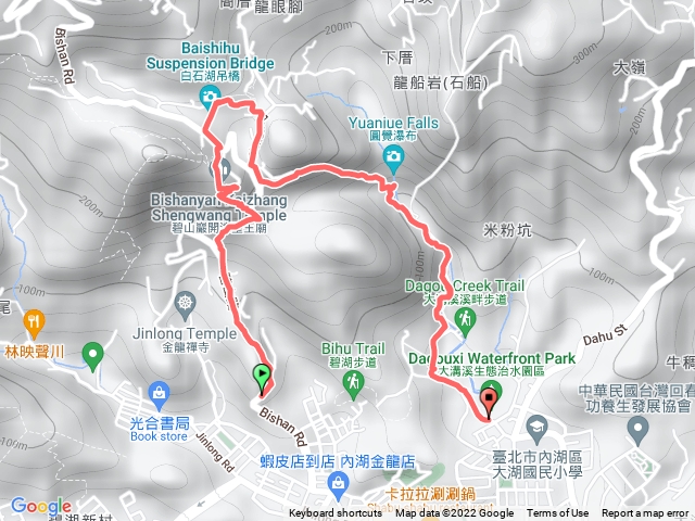 碧山巖 白石湖吊橋 圓覺瀑布 圓覺寺 大溝溪