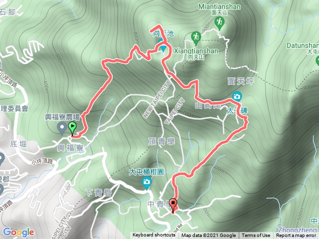 興福寮上向天池步道(出清天宫)