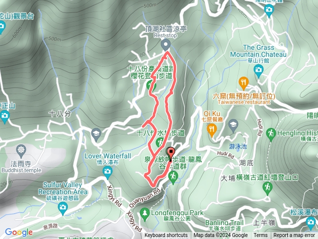 十八份產業道路-東昇步道-風尾步道