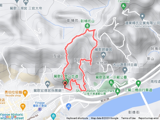 鶯歌石步道-光明山稜線步道-牛灶山步道-孫龍步道