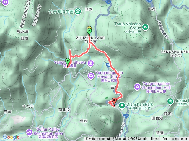 猴崁古道-滾水頭-湖田橋-陽明山公車總站
