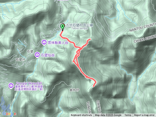 嘉南雲峰石壁山預覽圖