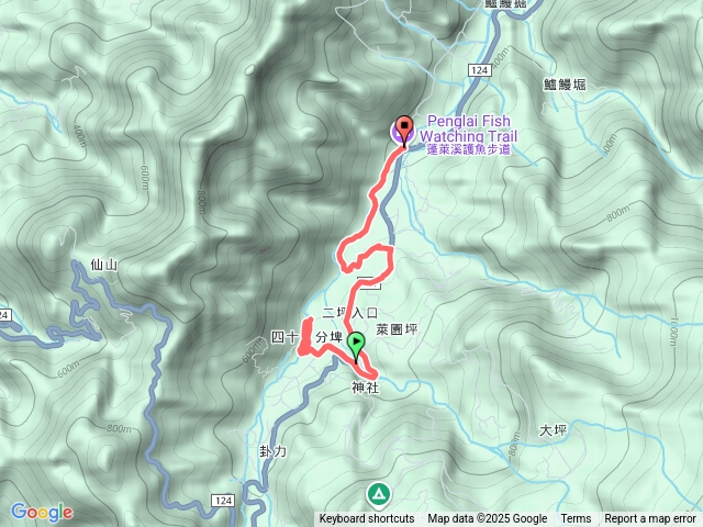 四十二份湧泉步道-蓬萊溪護魚步道預覽圖