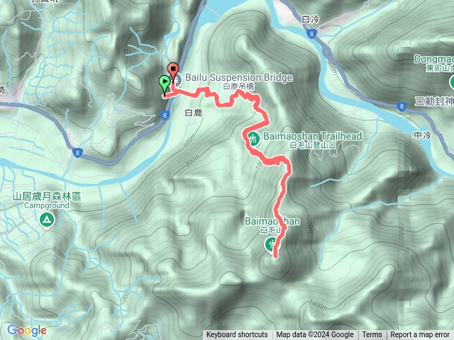 [谷關七雄]白毛山