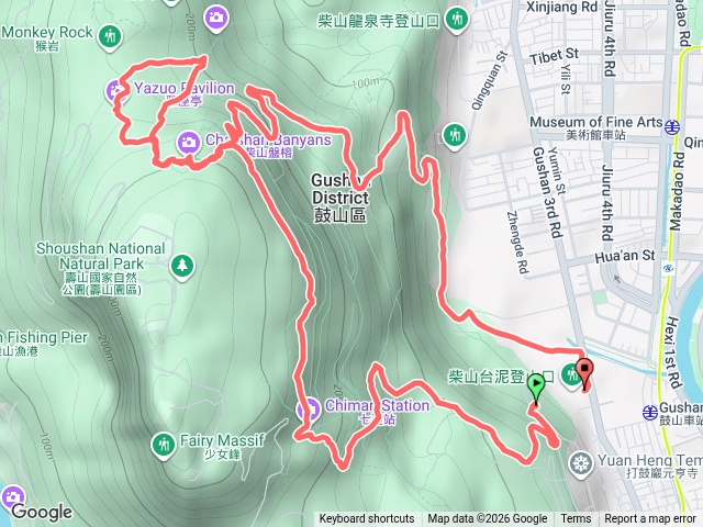 台泥舊廠登山口柴山步道