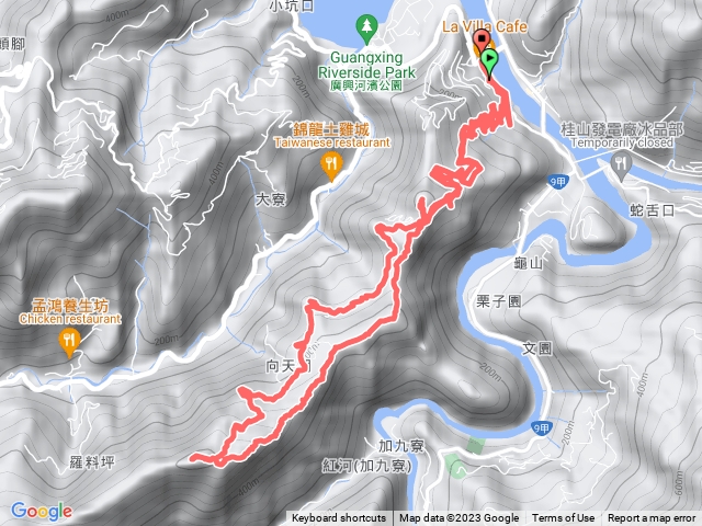 四寮山+向天湖山(野牛1號)+菜刀崙山