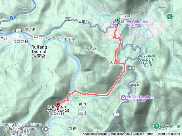 大粗坑（九份）-猴硐車站