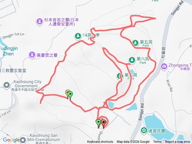 高雄果嶺自然公園17洞(少第13洞)