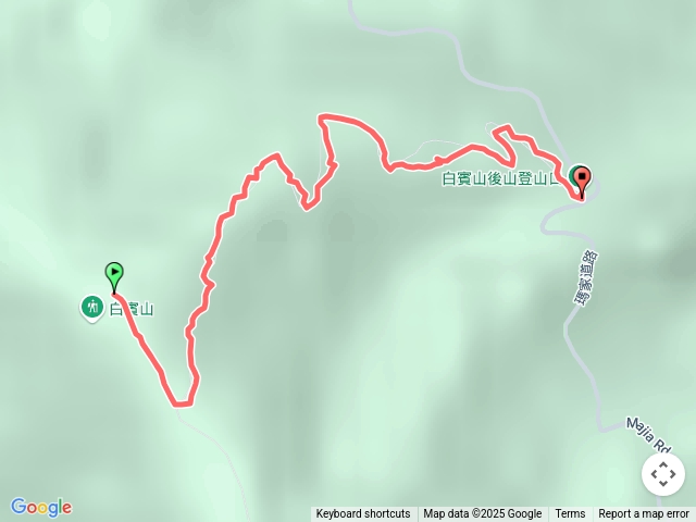 白賓山後山下山