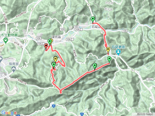 八分寮石碇筆架連峰阿柔洋到深坑