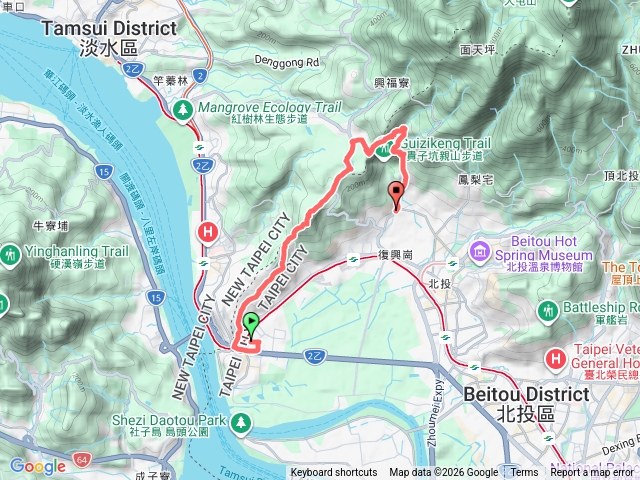 2026臺北大縱走臺北大縱走第一段：關渡至二子坪20260303172948預覽圖