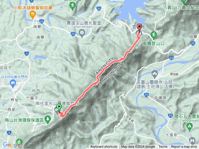 烏山縱走北段