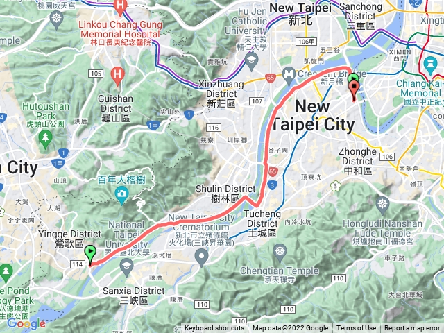 華江雁鴨河濱公園到鶯歌陶瓷博物館