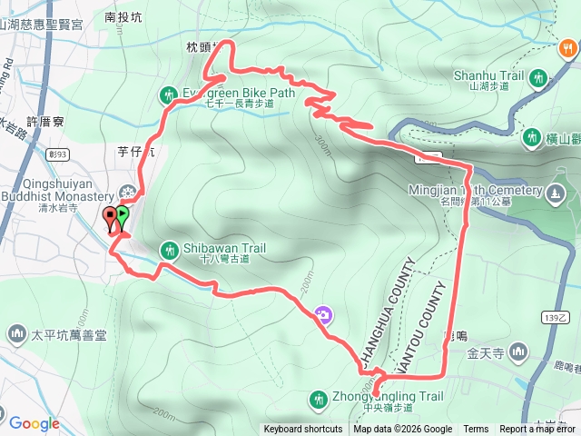 初一跟爸媽爬山