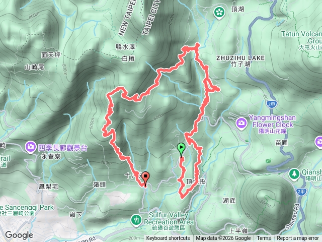 20260524 十八份猴崁古圳山區健行(風尾.十八份拐圳.草山觀瀑吊橋.滾水頭.猴崁古圳.青楓步道.中正山.十八份)預覽圖
