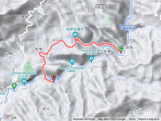 三貂嶺瀑布步道預覽圖