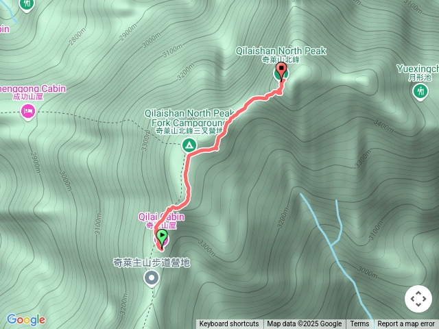 奇萊山屋-奇萊山北峰