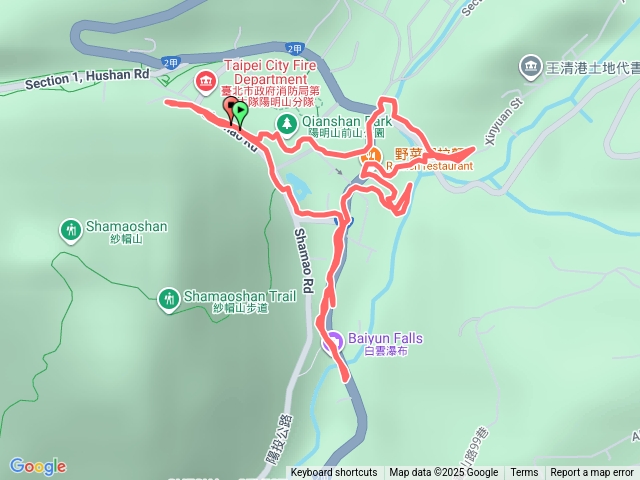 白雲瀑布-松溪溫泉瀑布