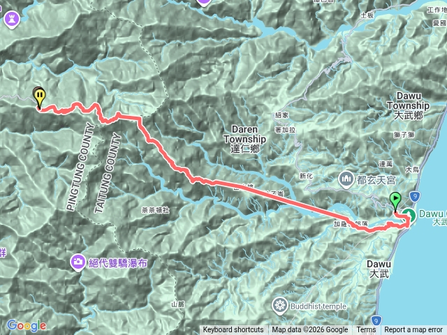 20260507_浸水營古道（大武車站-大漢登山口東進西出）預覽圖