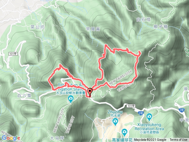 小觀音山群峰/菜公坑山/百拉卡山8型縱走