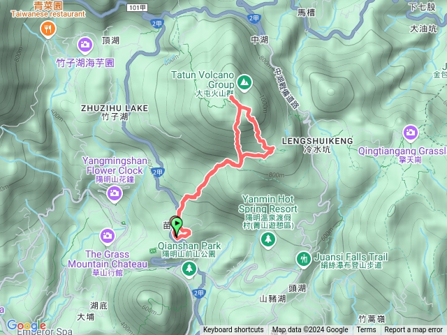 康橋苗圃七星山主峰東峰