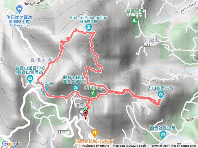 尖山土路來回-大崩壁-硬漢嶺