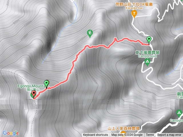 鵝公髻山，第二登山口